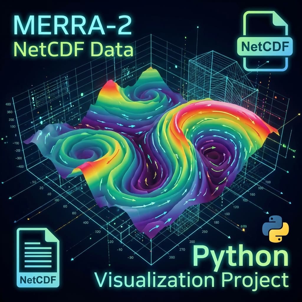 MERRA-2 NetCDF plotting